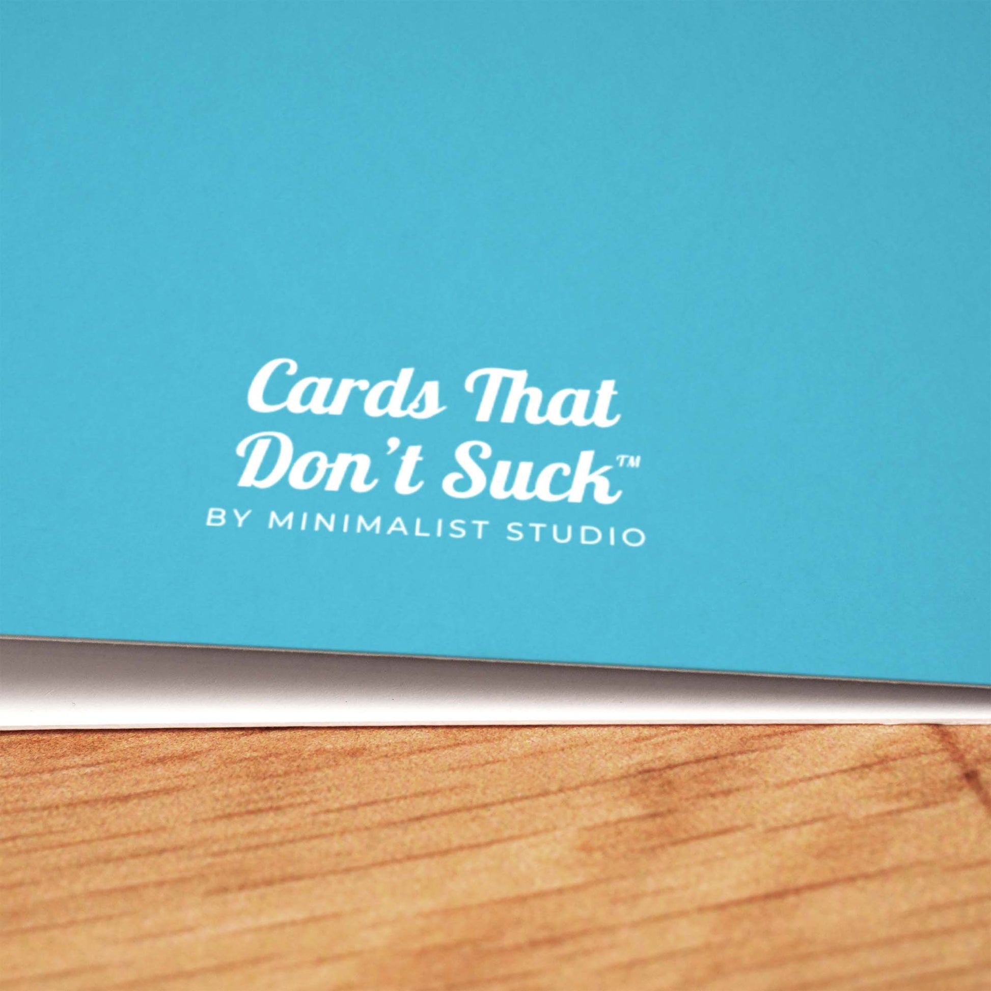 Holy Shitballs Card - Minimalist Studio