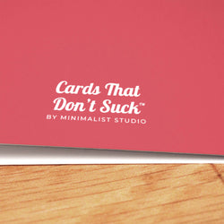 Hot and Bothered Card - Minimalist Studio