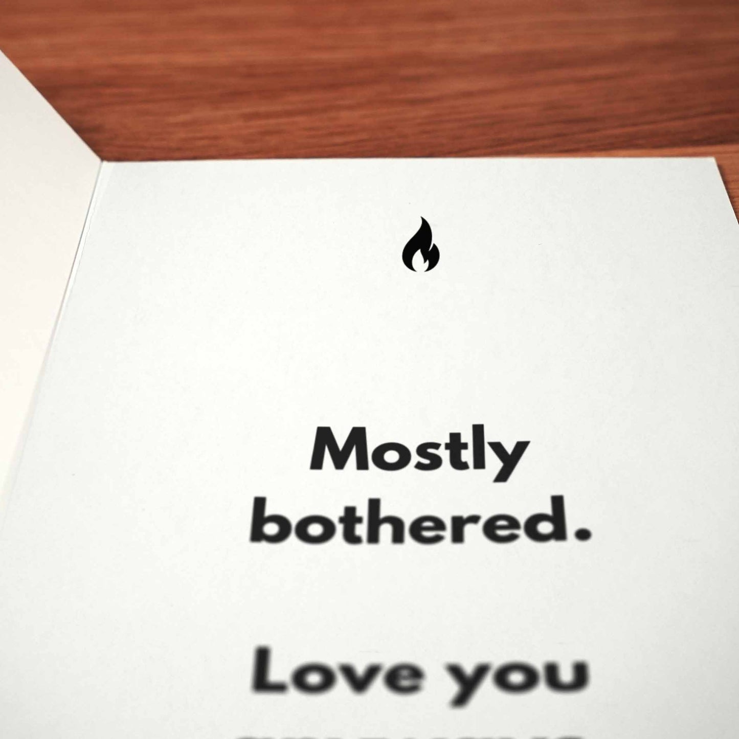 Hot and Bothered Card - Minimalist Studio