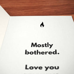 Hot and Bothered Card - Minimalist Studio