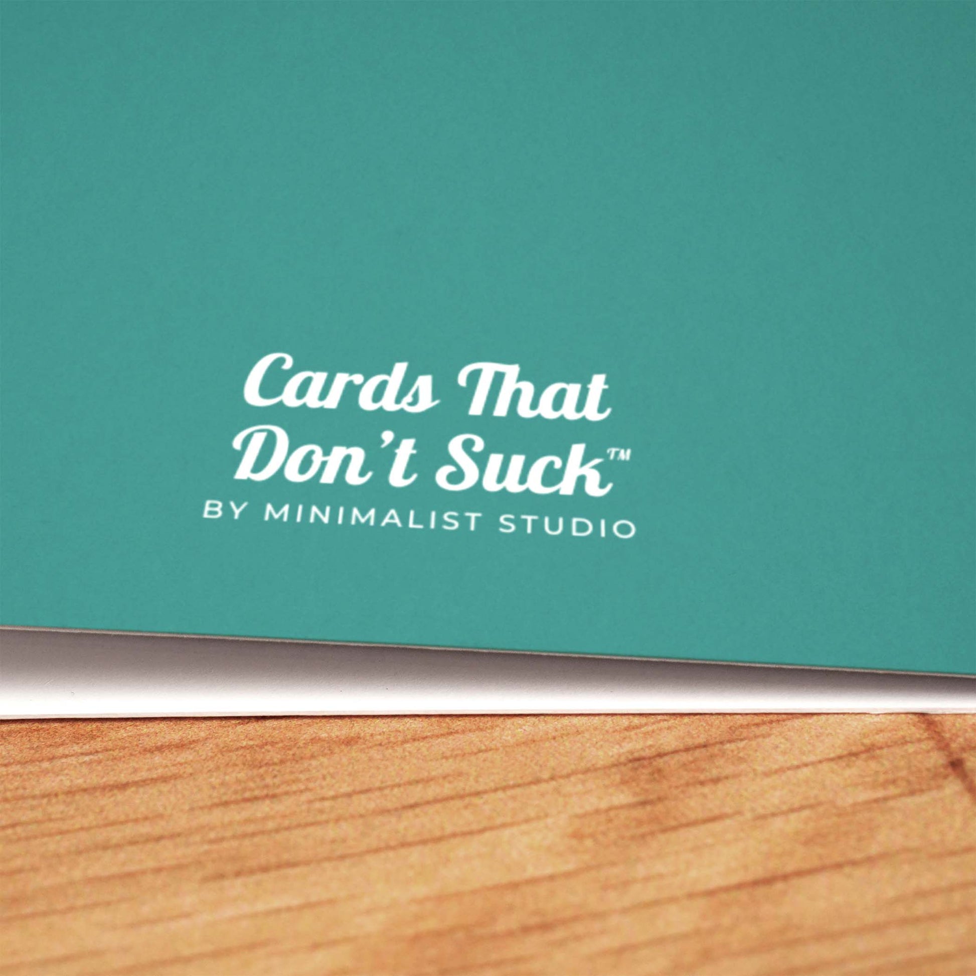 I'm Not Crying Celebration Card - Minimalist Studio