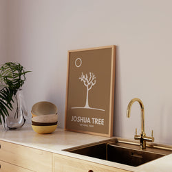 Joshua Tree National Park Art Print - Minimalist Studio