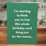 Whole Birthday Card Thing Card - Minimalist Studio