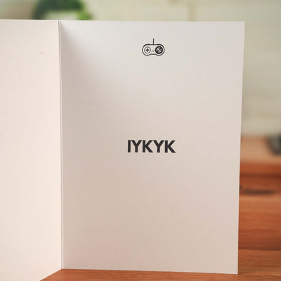 Konami Code Card - Minimalist Studio
