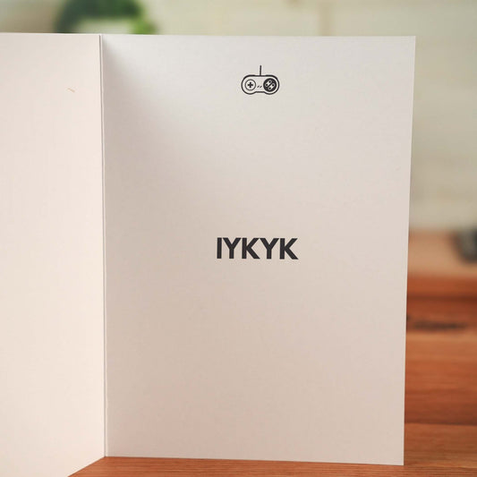 Konami Code Card - Minimalist Studio