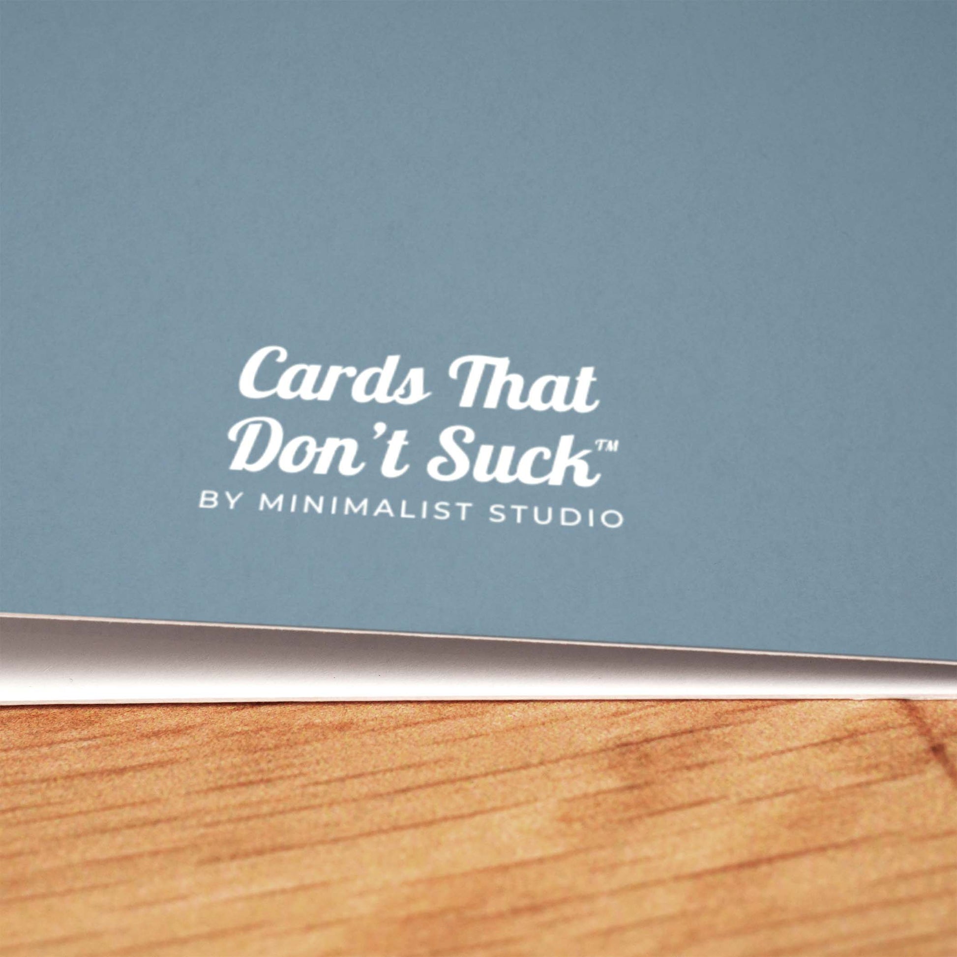 Cancel Plans Card - Minimalist Studio