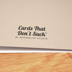 Look Pretty Good Birthday Card - Minimalist Studio