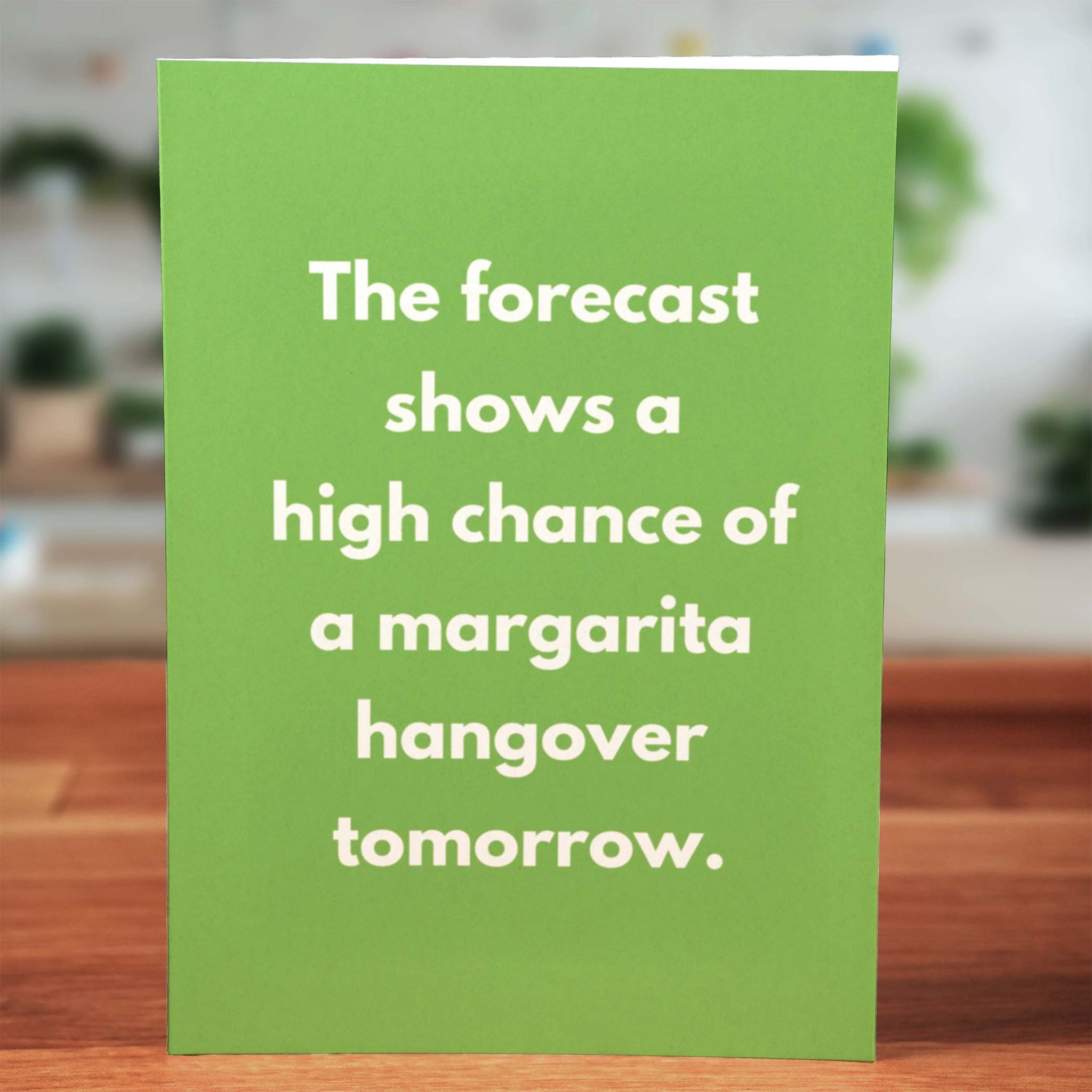 Margarita Hangover Card