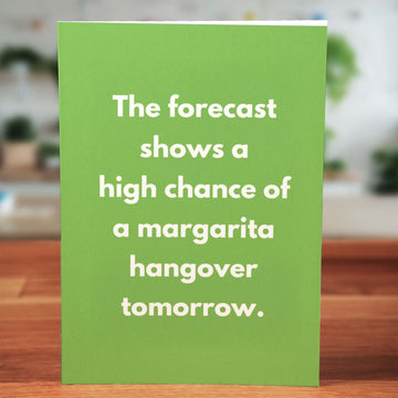 Margarita Hangover Card