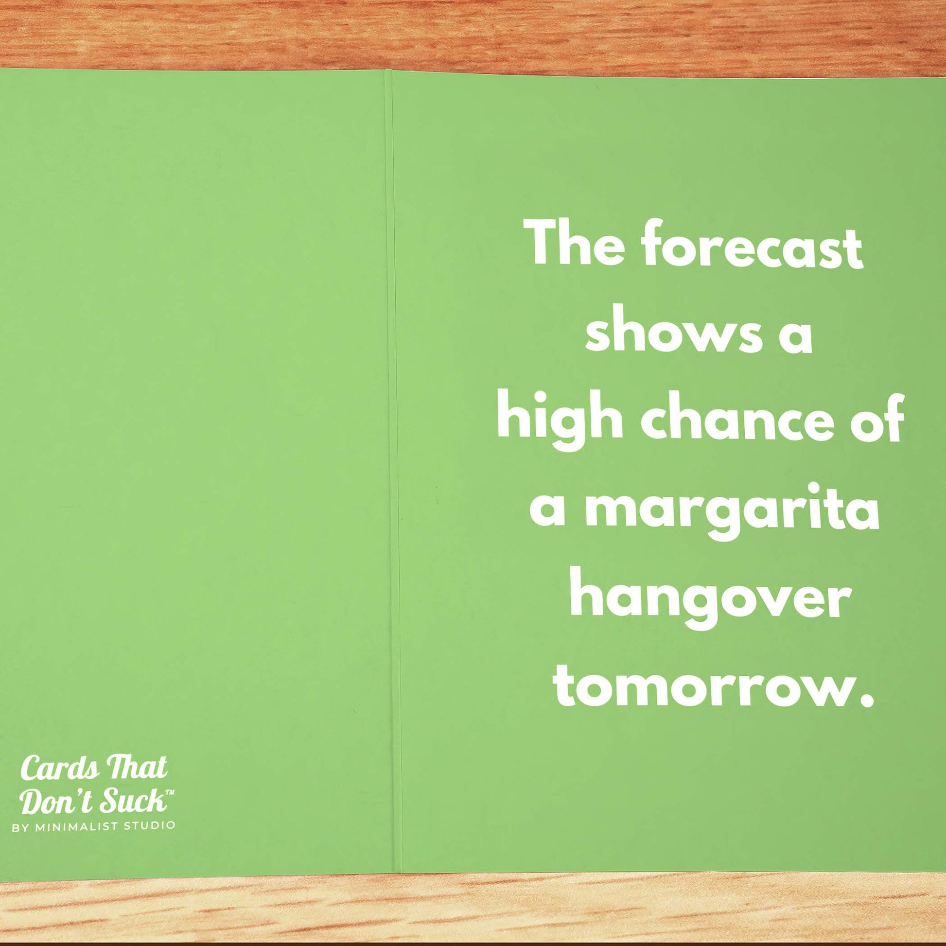 Margarita Hangover Card - Minimalist Studio