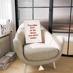 Miss 100% of the Shots Art Print - Minimalist Studio