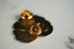 Monstera Leaf Hard Enamel Pin - Minimalist Studio