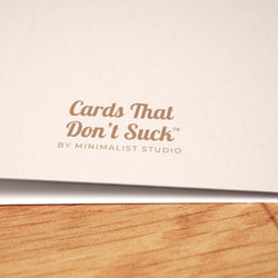 Mom More Meaningful Card - Minimalist Studio