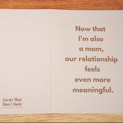 Mom More Meaningful Card - Minimalist Studio