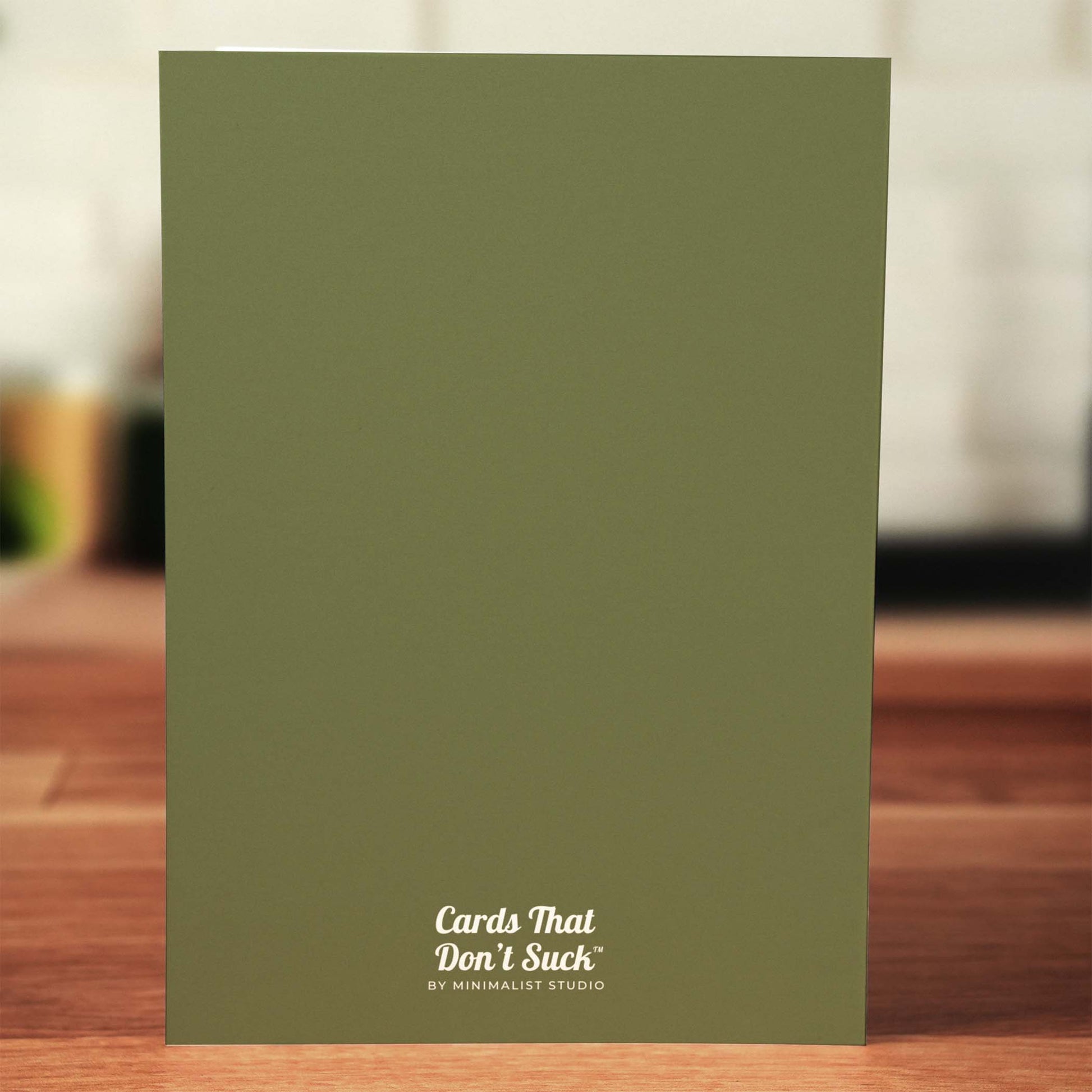 Never Repay You Dad Card - Minimalist Studio