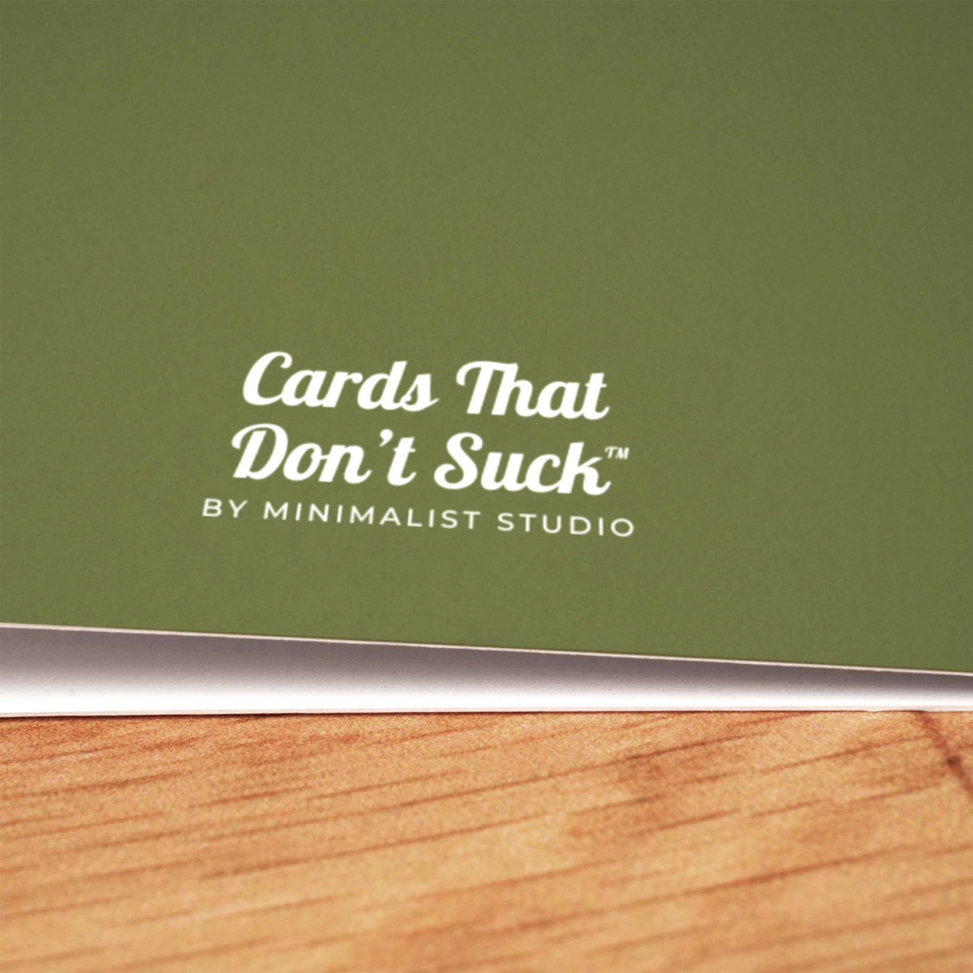 Never Repay You Dad Card - Minimalist Studio
