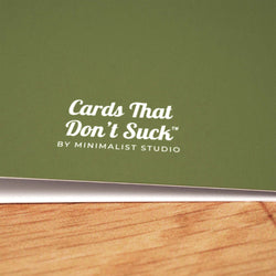 Never Repay You Dad Card - Minimalist Studio