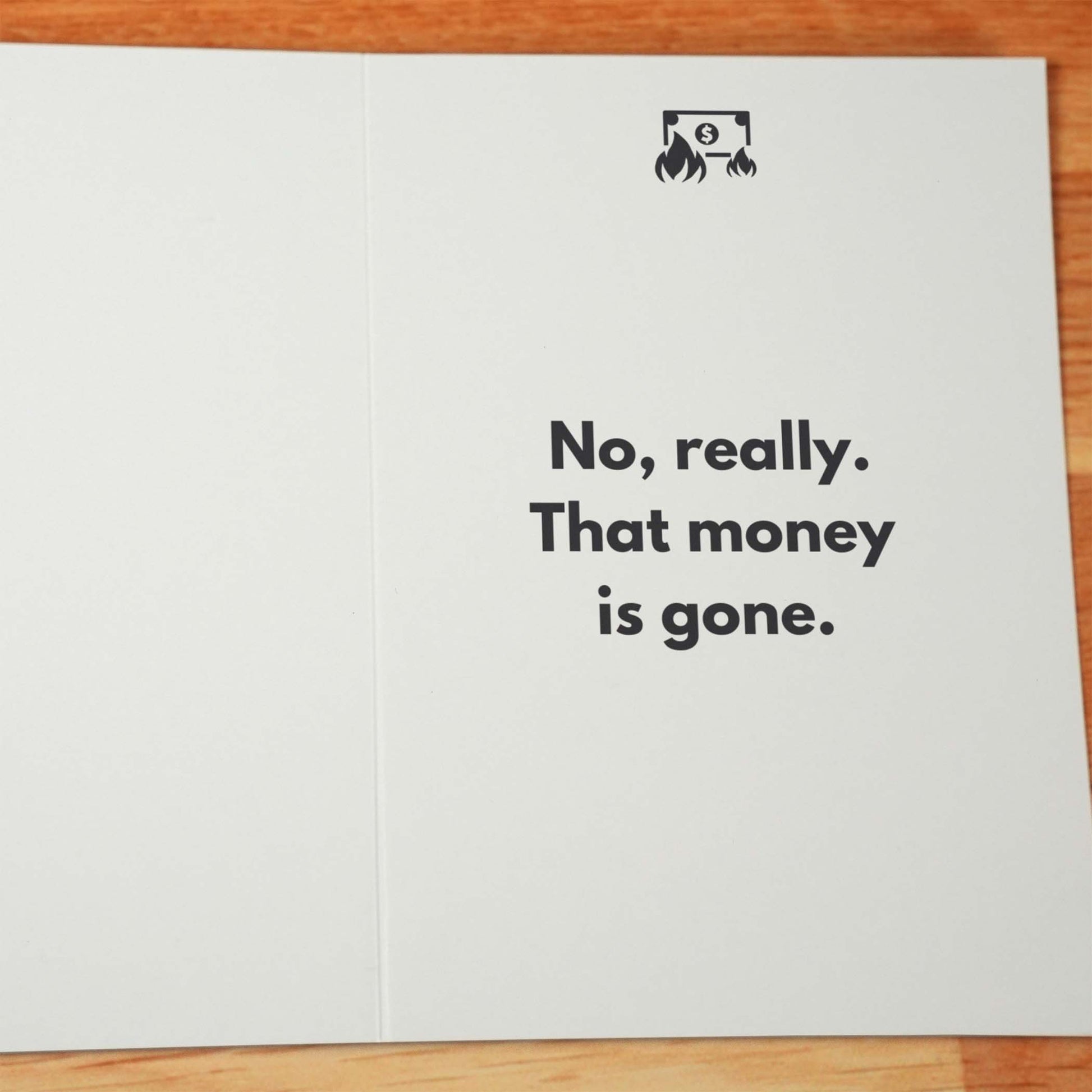 Never Repay You Dad Card - Minimalist Studio
