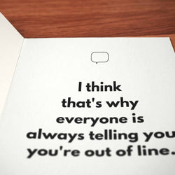 Non-Linear Success Card - Minimalist Studio