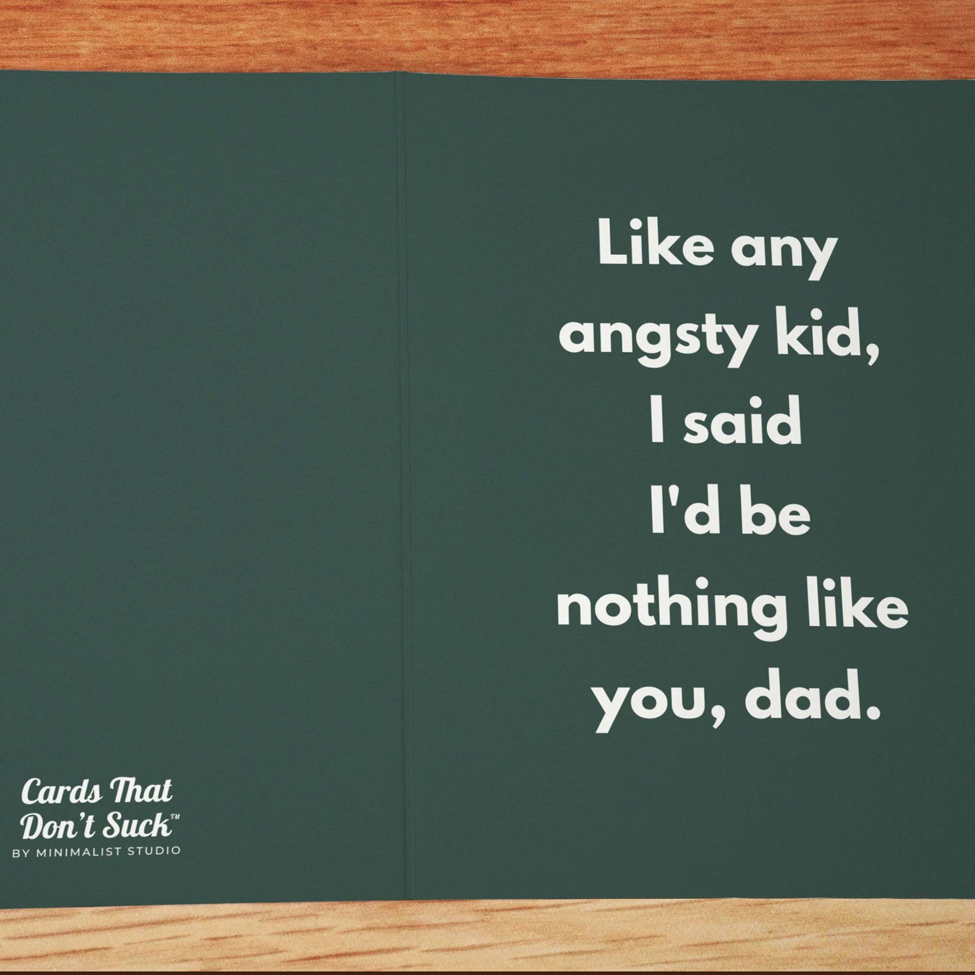 Nothing Like You Dad Card - Minimalist Studio