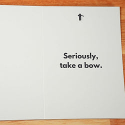 Owe You Big time Thank You Card - Minimalist Studio