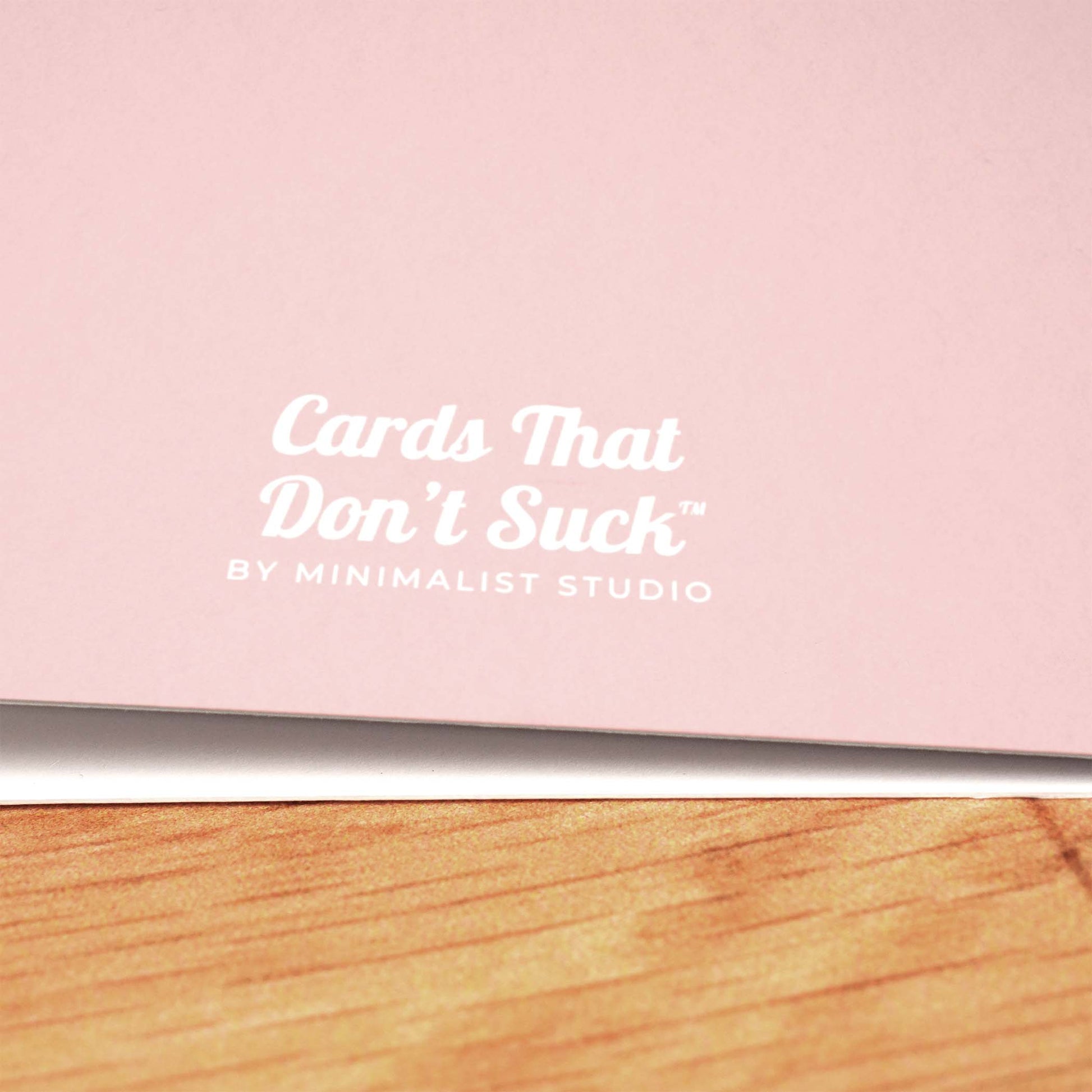 Pillage Rosé Card - Minimalist Studio