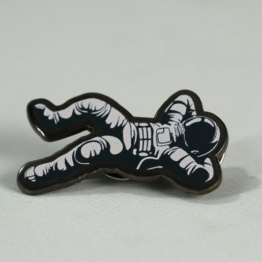 Relaxtronaut Hard Enamel Pin - Minimalist Studio