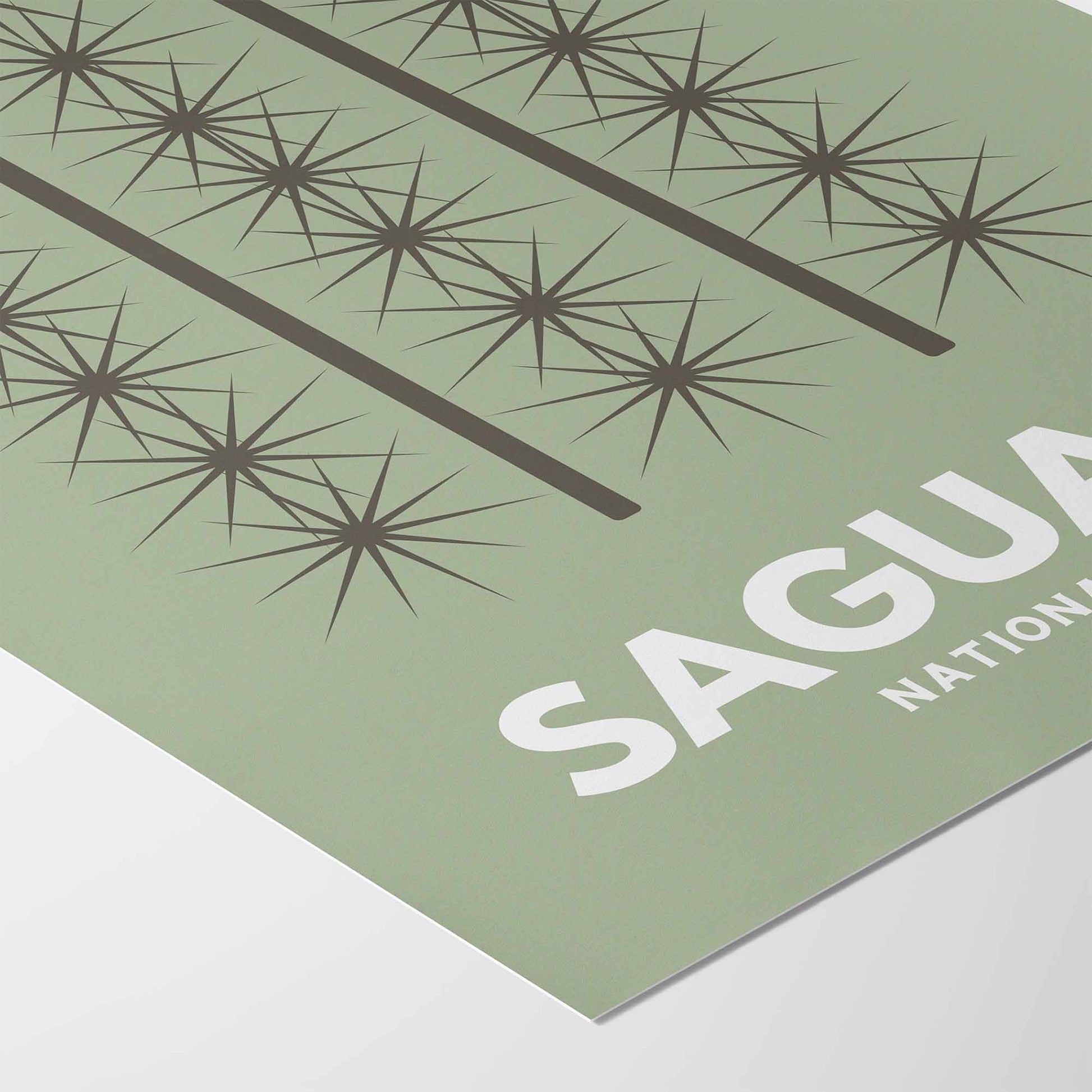 Saguaro National Park Art Print - Minimalist Studio