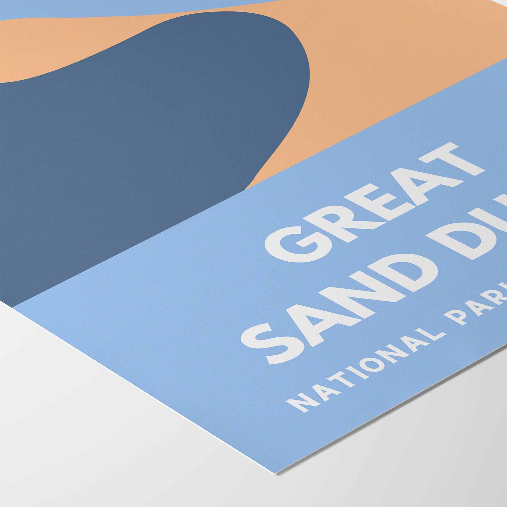 Great Sand Dunes National Park and Preserve Art Print - Minimalist Studio