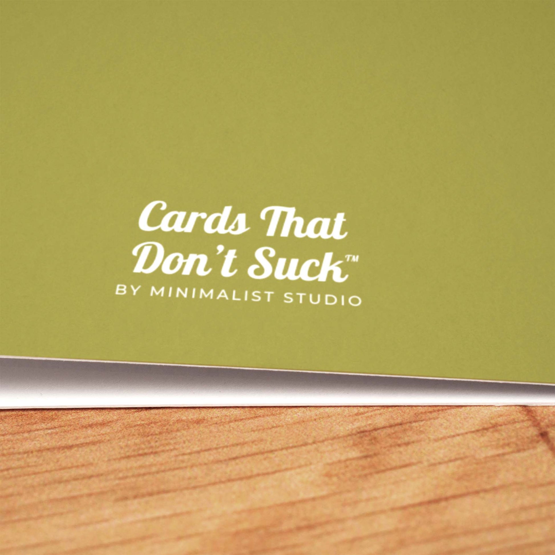 Shitshow Family Engagement Card - Minimalist Studio