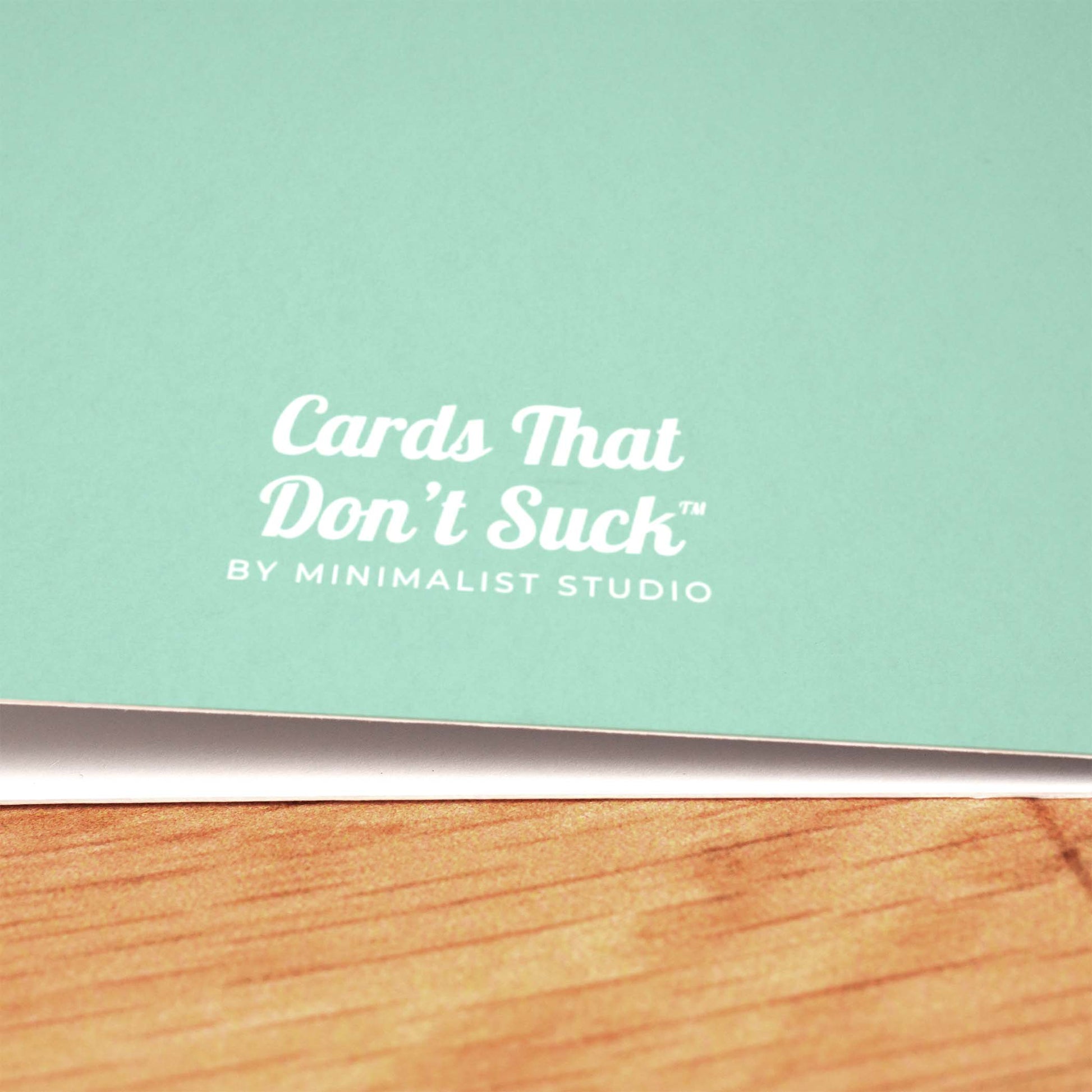 Holy Shit So Excited Card - Minimalist Studio