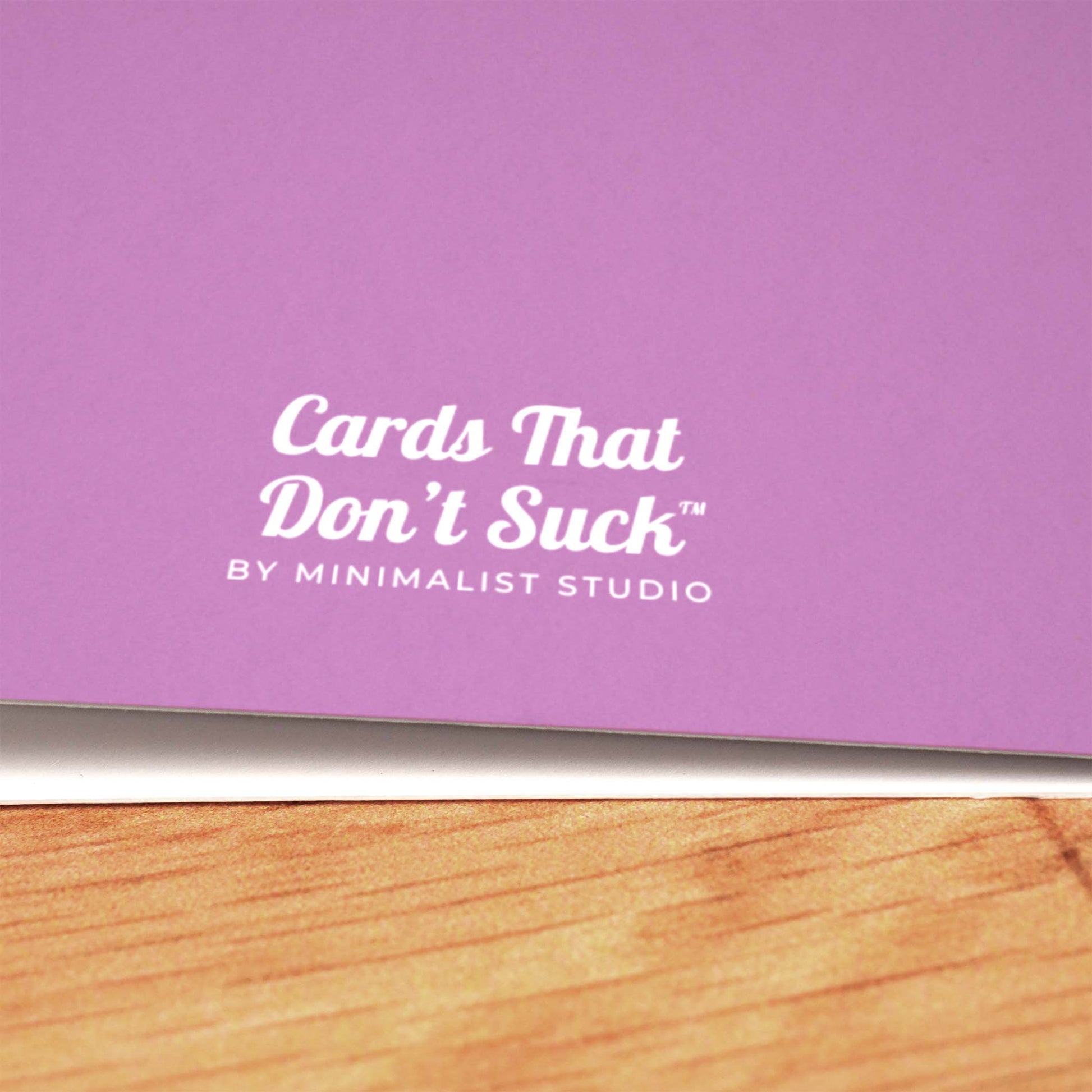 Something Always Going On Birthday Card - Minimalist Studio