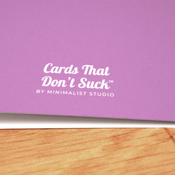 Something Always Going On Birthday Card - Minimalist Studio
