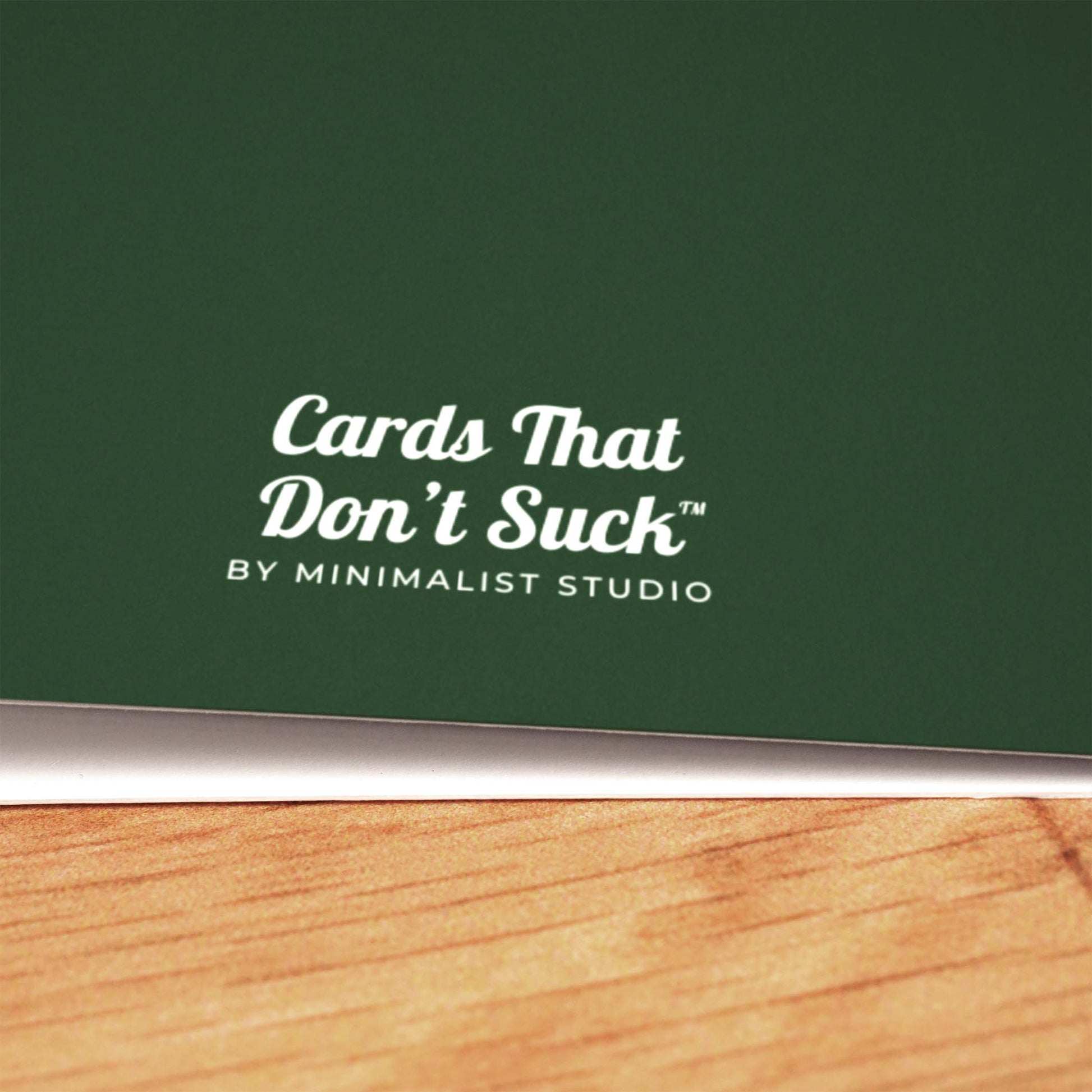 Thanks Toughing This Out Card - Minimalist Studio