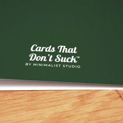 Thanks Toughing This Out Card - Minimalist Studio