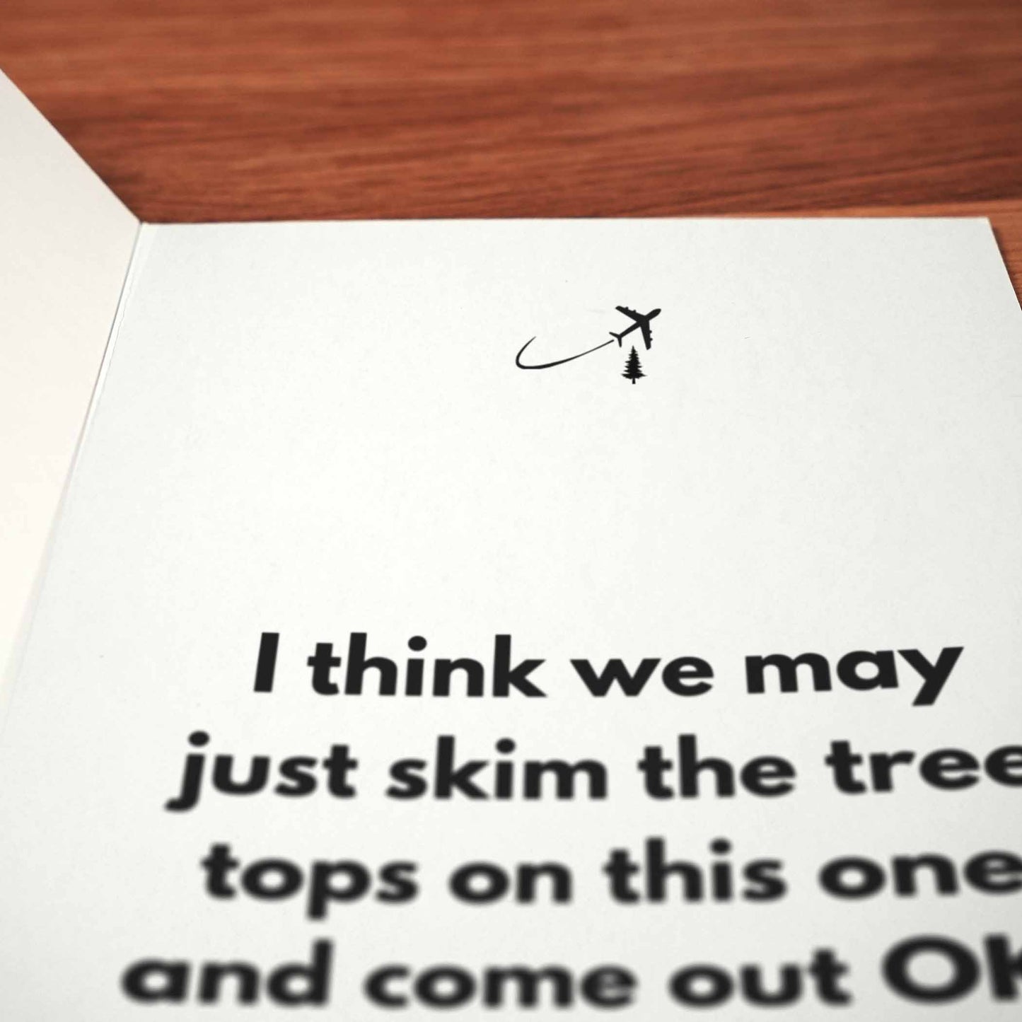 Thanks Toughing This Out Card - Minimalist Studio