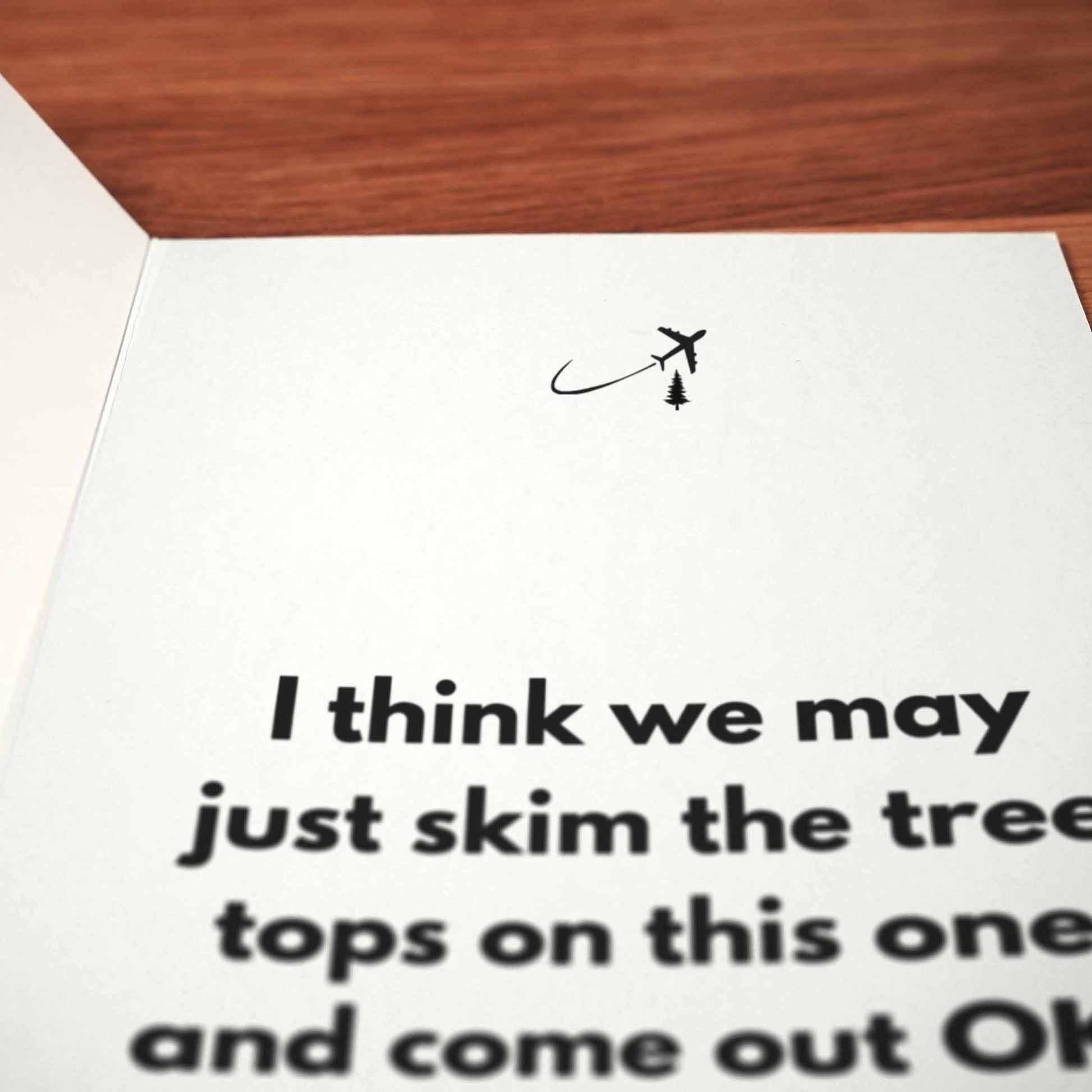 Thanks Toughing This Out Card - Minimalist Studio