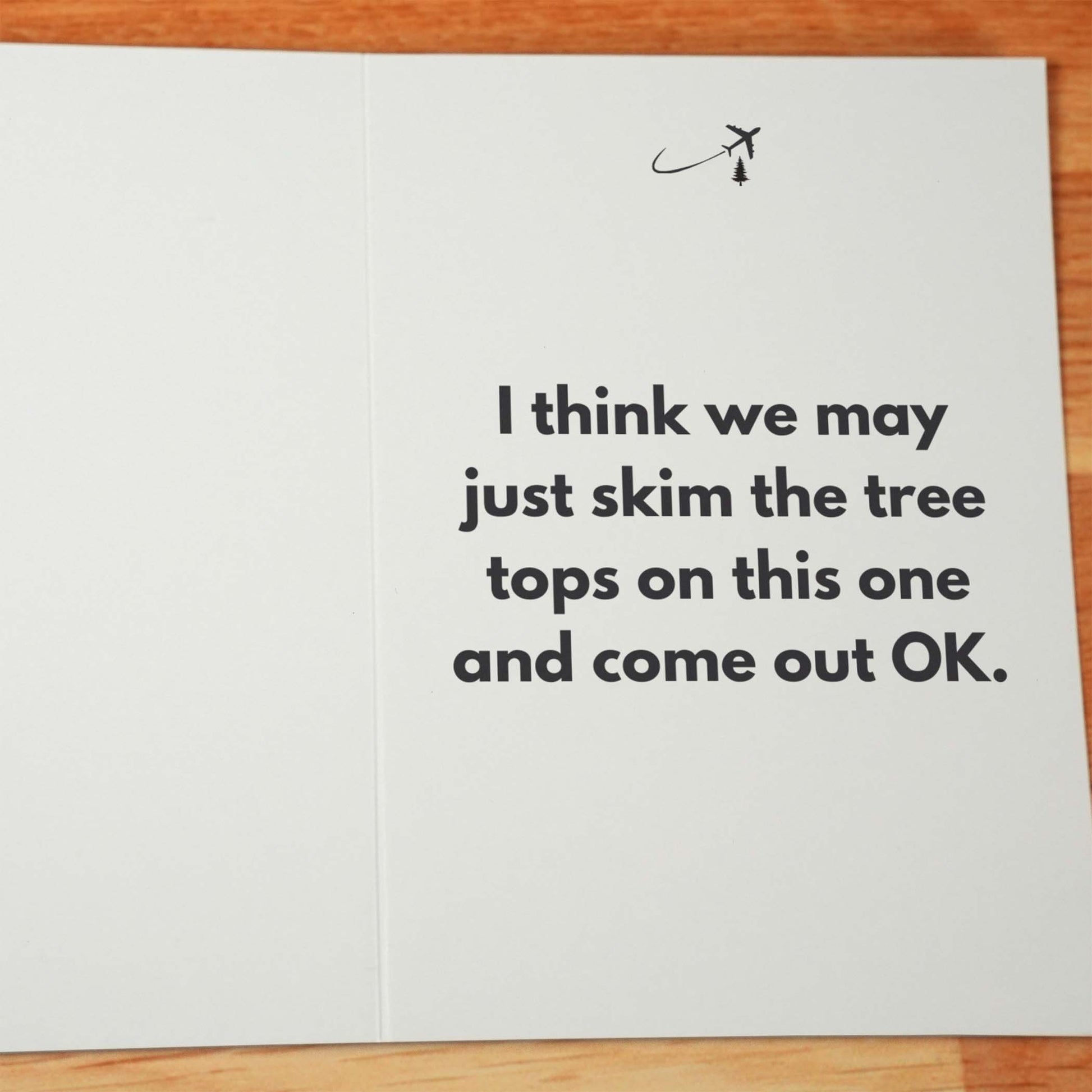 Thanks Toughing This Out Card - Minimalist Studio