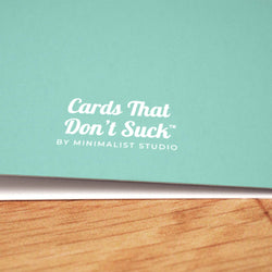 Three Cheers Birthday Card - Minimalist Studio