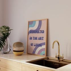 Undefeated Art of Living Art Print - Minimalist Studio