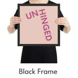 Unhinged Art Print - Minimalist Studio