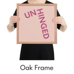 Unhinged Art Print - Minimalist Studio