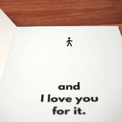 Walking Mood Card - Minimalist Studio