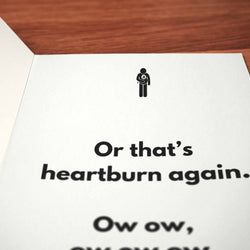 You Warm My Heart Card - Minimalist Studio