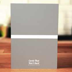 The Hell with Straight Lines Pride Card - Minimalist Studio