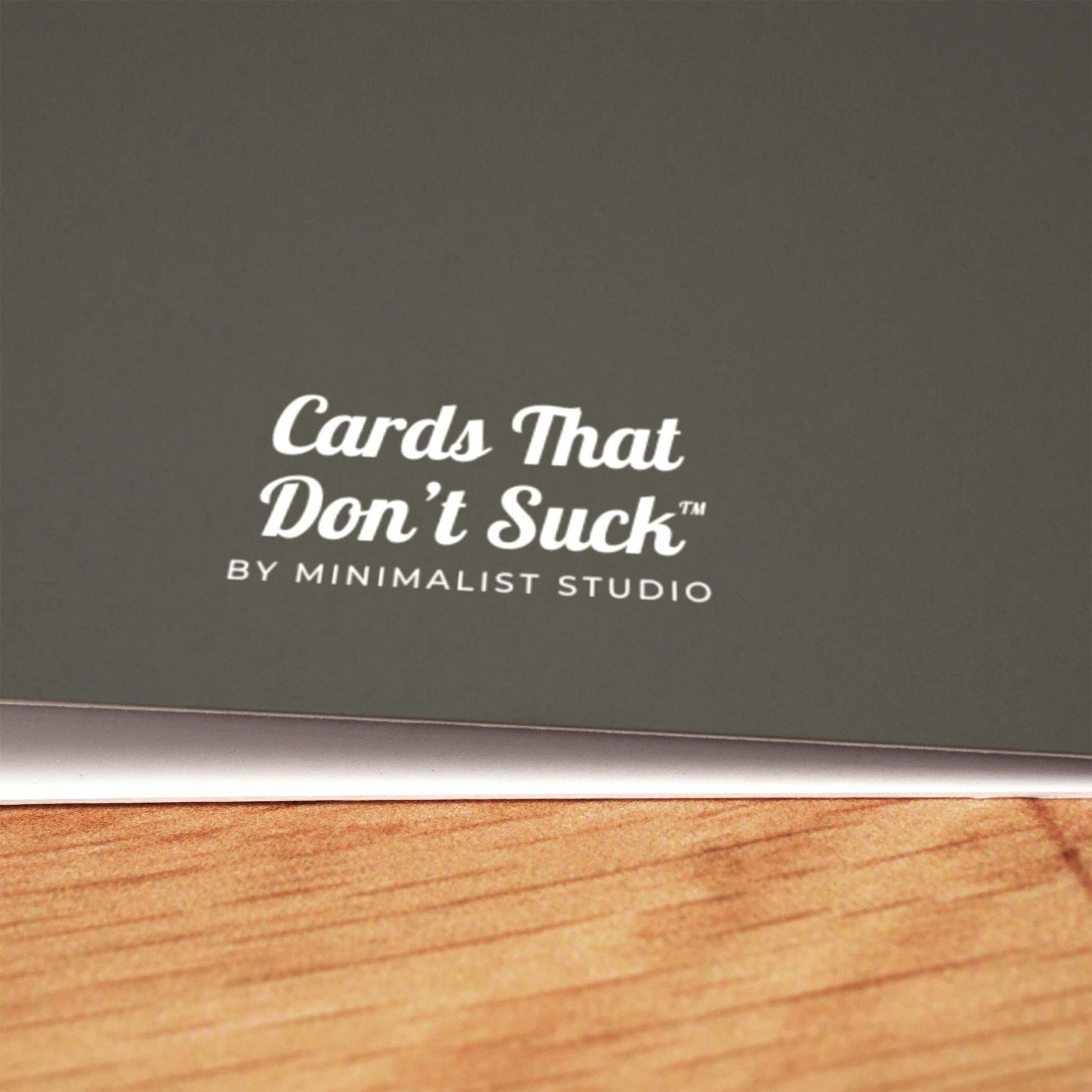 What the Actual Fuck Sympathy Card - Minimalist Studio