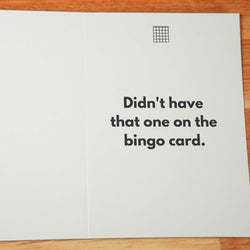 What the Actual Fuck Sympathy Card - Minimalist Studio