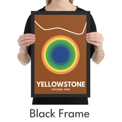 Yellowstone National Park Art Print - Minimalist Studio